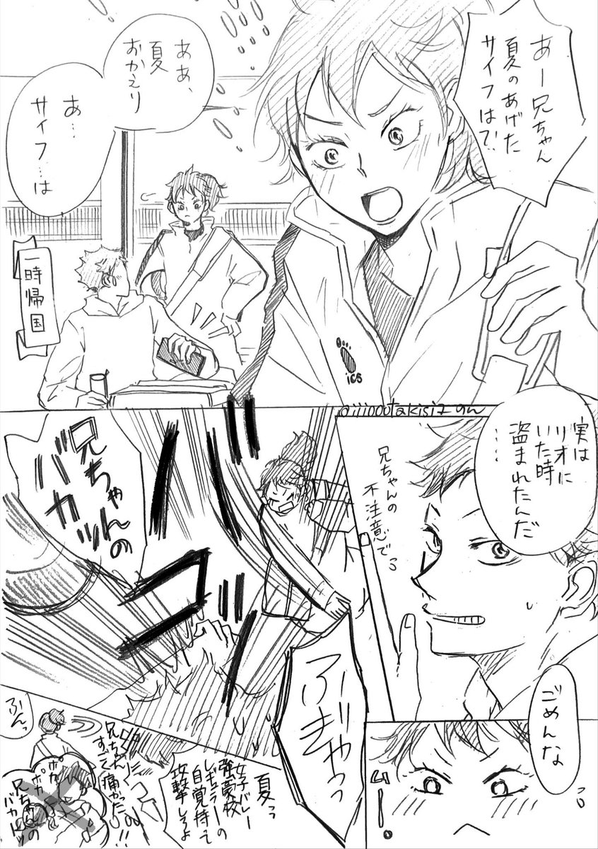誕生日っぽくないけど、ヒナタおめでとう再㊗️
日向兄妹の戯れ 