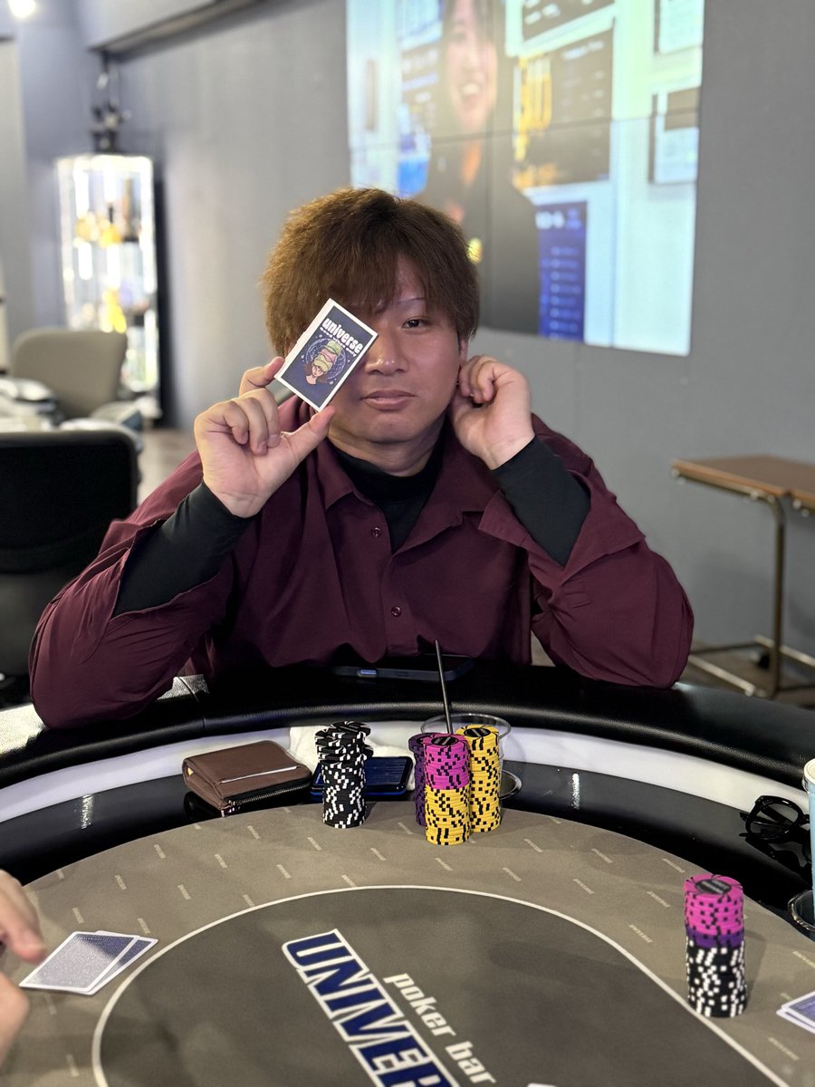 🪩👤DOUBLES OSAKA🪩👤 現在のテーブルチップリーダーは ✨️kansuke