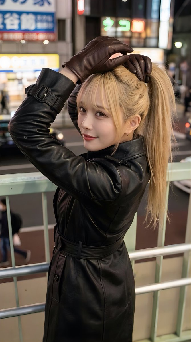 rinaglv's tweet photo. 夜のデートは
これでいい？🥰✨

Is this okay for a night date?
🥰✨

#sweetgirl #gloves #girlfriend #leather https://t.co/Le2CRZs5Eu
