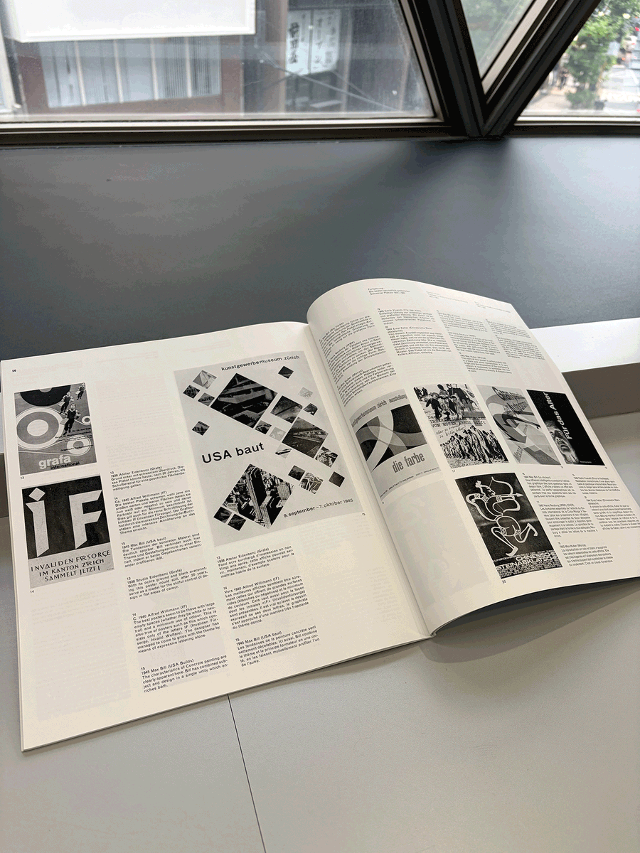 official_tdp's tweet photo. 【書籍紹介】

今回は「New Graphic Design 1958-1965」を紹介。
本書は1958年にヨーゼフ・ミュラー＝ブロックマンをはじめ、リヒャルト・パウル・ローゼ、ハンス・ノイブルク、カルロ・ヴィヴァレッリらが創刊した、伝説のデザインマガジンのreprintです。 https://t.co/SdmPr1sLzx