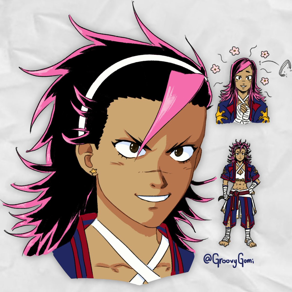GroovyGomi's tweet photo. Yasmine doodle. I wanna draw more stuff from Street Fighter 6 https://t.co/KGuz7cvyHe