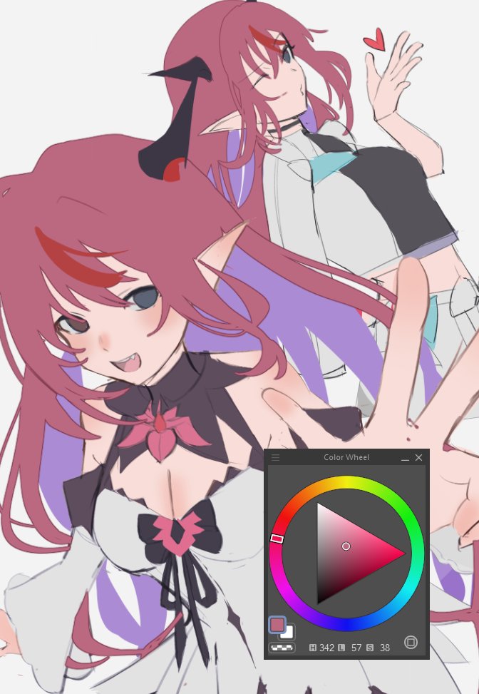 3_lishi's tweet photo. some artwork that will probably will never be finished https://t.co/oqMKkGM5s2