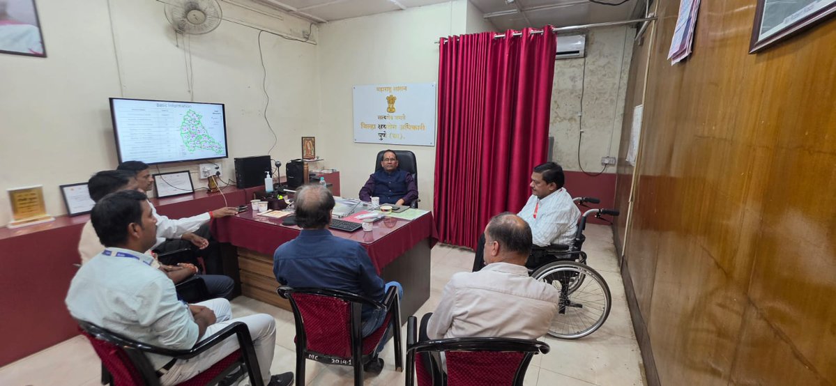 DtopuneR's tweet photo. Mr.Vijay Kumar Sinha,Joint Secretary, MoHFW,GOI,visited DTC Pune(Rural),Uro Hospital,the State TB Training &amp; Demonstration Centre,Pune on 19 June 2026. He reviewed programme activities,provided guidance, appreciated the ongoing efforts towards TB Elimination #TBMuktBharat #EndTB https://t.co/piiXPwCdEz
