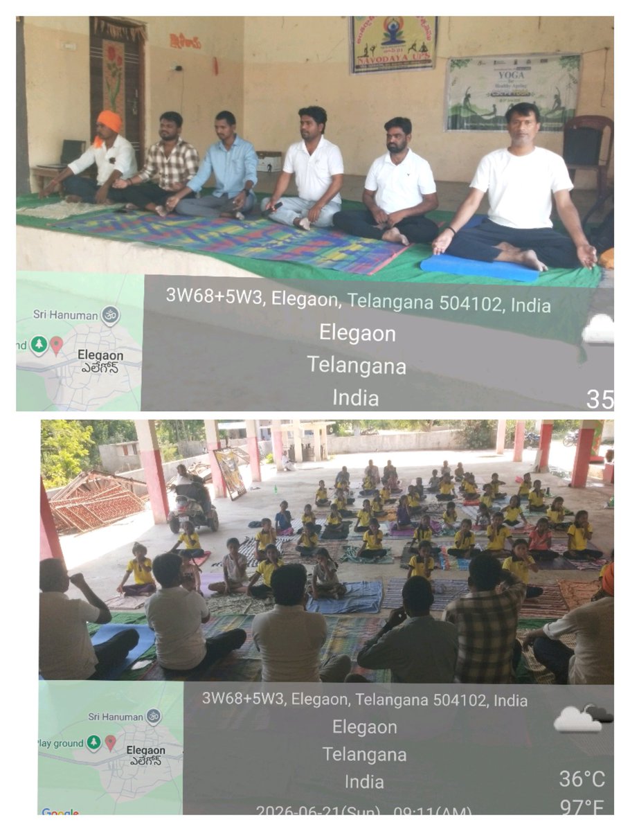vinayaka0108's tweet photo. International Day of Yoga (IDY) Camp  Conducted at CSC Centre Digital Village Elegaon Block Bhainsa Dist Nirmal Telangana 
VLE Name Vinayak Kalyanker 
@CSCegov_ @CSCSPV_Health @CSCTelangana  
#IDY2026
#CSCpeYOGA 
#YOGAwithCSC https://t.co/BlG5nQerzz