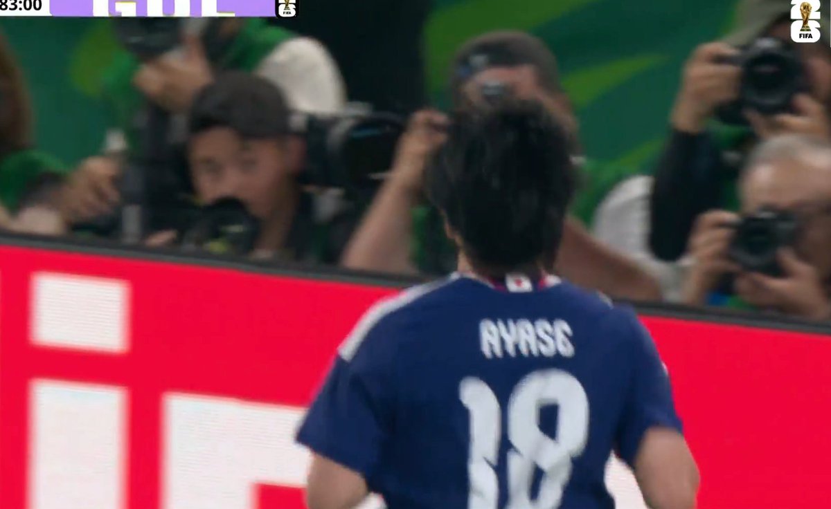 ViratKoisa18's tweet photo. #FIFAWorldCup – Goal Alert: Tunisia 0-4* Japan *(Ueda 83’) #JAPTUN https://t.co/oJY26vcGsw