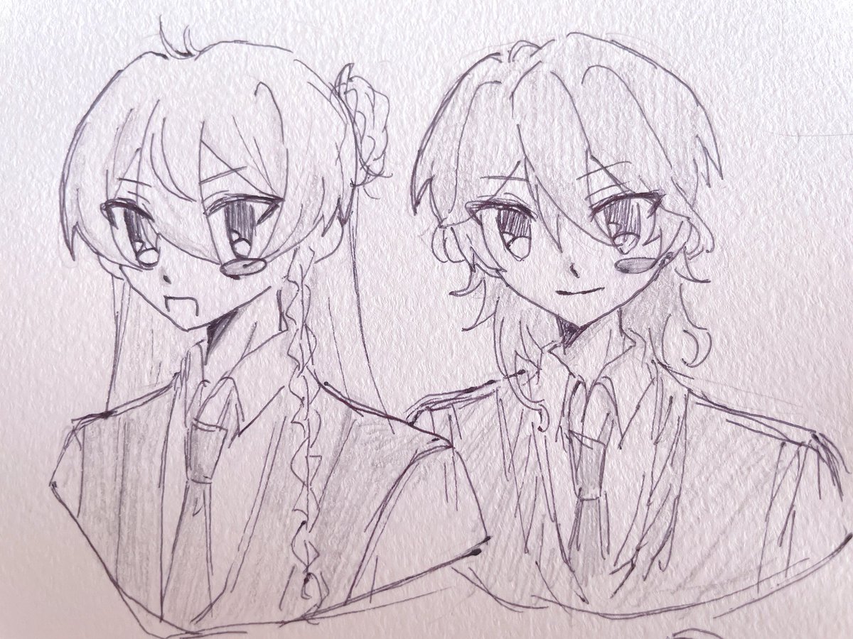 moyashi_0812's tweet photo. 久々にアナログ描いた 落書き https://t.co/7aPEdUvbvd
