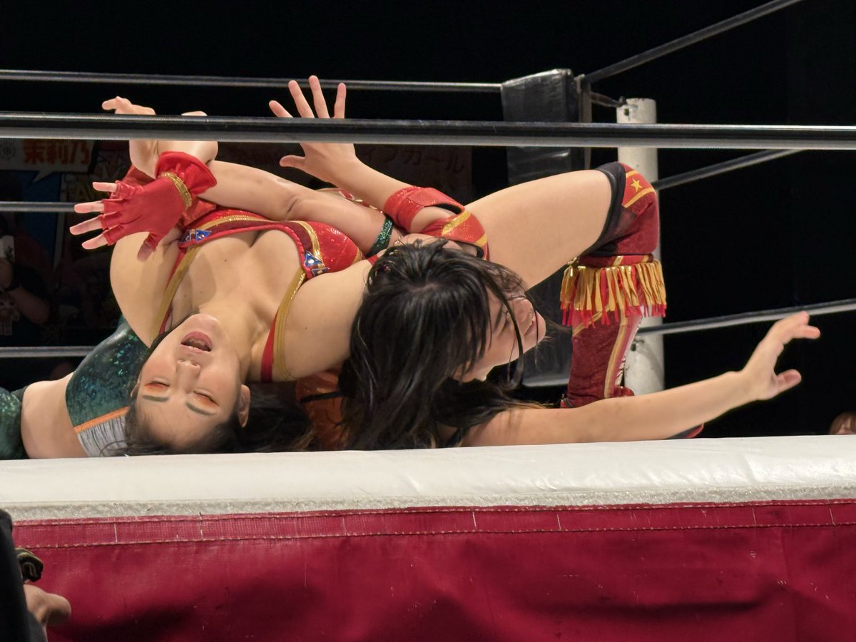 本日のアクトレスリング。松橋ななを選手のデビュー戦ですが、相手が