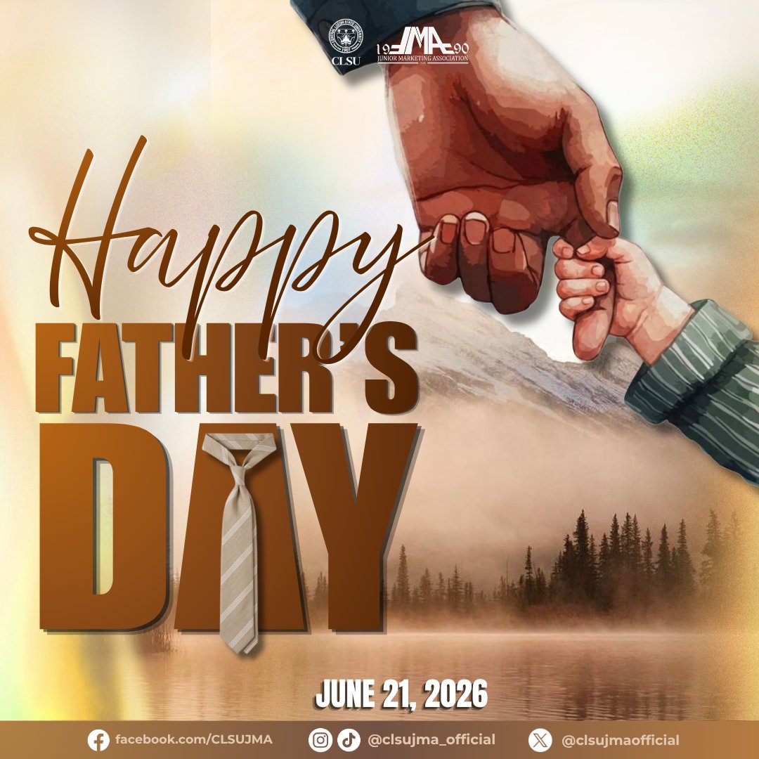 clsujmaofficial's tweet photo. 𝗧𝗵𝗲 𝗤𝘂𝗶𝗲𝘁 𝗛𝗲𝗿𝗼 𝗕𝗲𝗵𝗶𝗻𝗱 𝗘𝘃𝗲𝗿𝘆 𝗗𝗿𝗲𝗮𝗺  
To all fathers and father figures—Happy Father’s Day!  From CLSU Junior Marketing Association, we honor you today and always.  #FathersDay📷 #CLSUJMA https://t.co/pt0On7sZEg