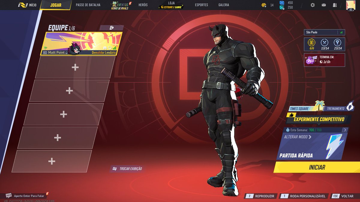 omattpoint's tweet photo. PQP FINALMENTE !!! @MarvelRivals #Daredevil https://t.co/dmjplF6rF6