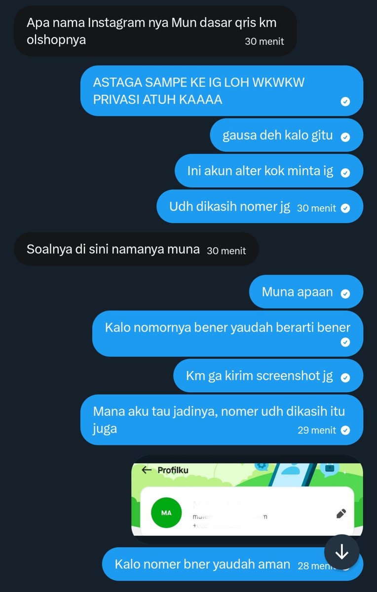 ridaaaanv's tweet photo. Aku ga maksa beli konten kok, tp kalo emang ga minat gapapa gausa dibalas, ga perlu minta qris buat bayar, atau minta nomer gopay atau dana buat sekedar neror WA aku doang, gaenak tauuuuu &amp; buang buang waktu bgt 😔 https://t.co/sR7wA3mvxs