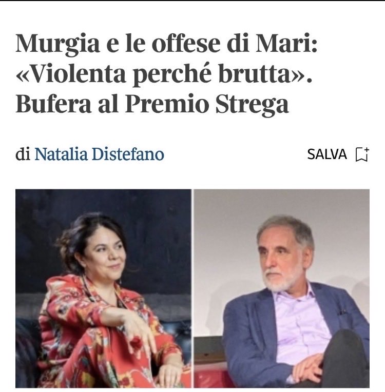 abbiamodafare's tweet photo. Chiediamo di escludere #Mari dal #premiostrega per le offese inaccettabili a Michela Murgia https://t.co/UvPICq570b