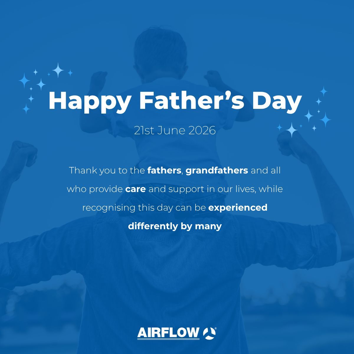 AirflowD's tweet photo. 💙 Happy Father’s Day!

Today can mean different things to different people and we recognise and appreciate all those who provide care, guidance and support in many forms.

Wishing a very Happy Father’s Day to all those celebrating today.

#FathersDay #Airflow https://t.co/Q6gxKxSWQQ