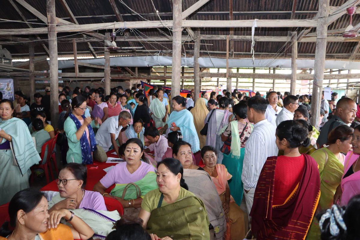 KonthoujamG's tweet photo. Great initiative today at Maibram Mandop, Moirang
​I attended the JAN KALYAN SHIVIR organized by the District Administration, Bishnupur. Seeing the government proactively reaching out to citizens to provide essential services and benefits under the guidance of Hon’ble CM Shri Yumnam Khemchand is truly inspiring.

​This is a fantastic platform for our community to engage directly with officials and resolve grievances. Thank you to the entire team for working hard to make these welfare schemes accessible to everyone.