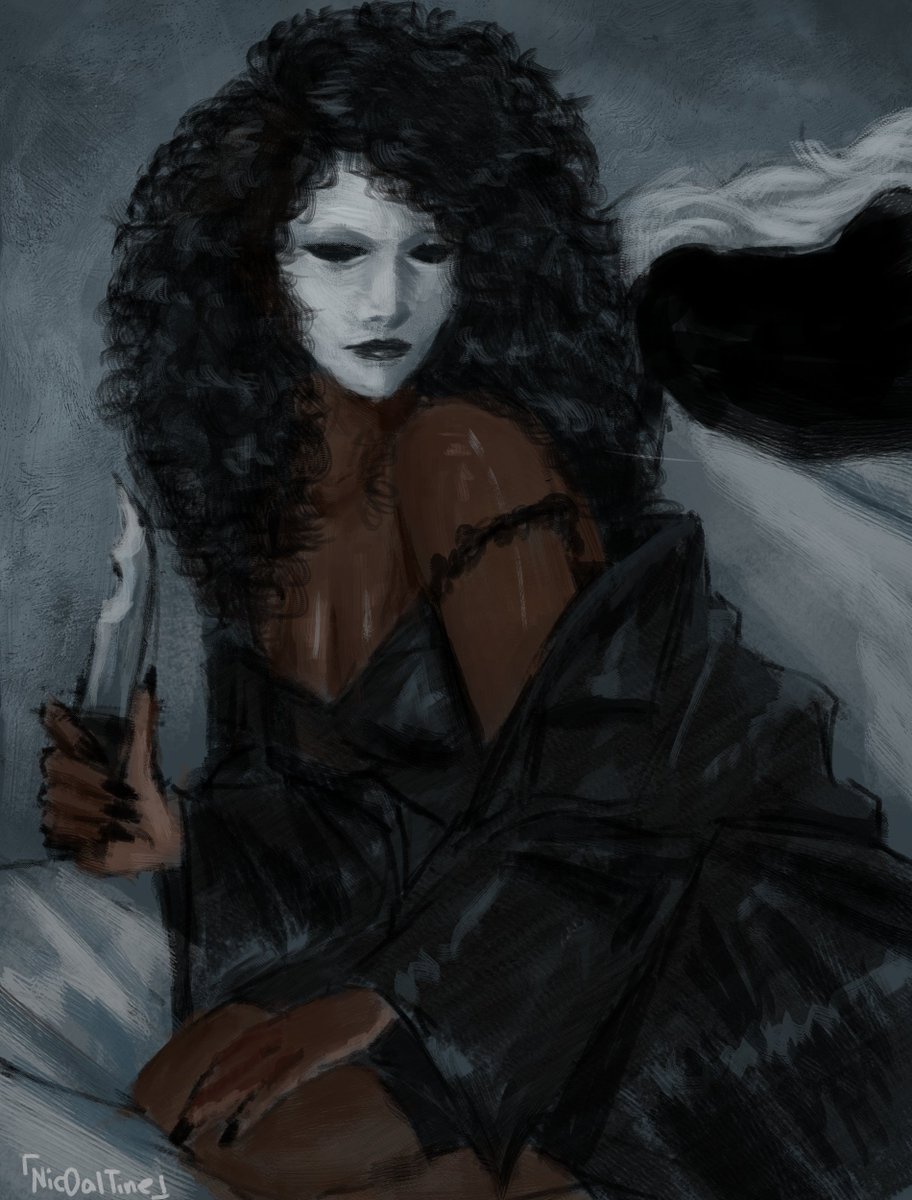 Nic0altine_sh0t's tweet photo. quick small painting of jane 
#janethekiller #creepypasta https://t.co/XpxHDnfkLq