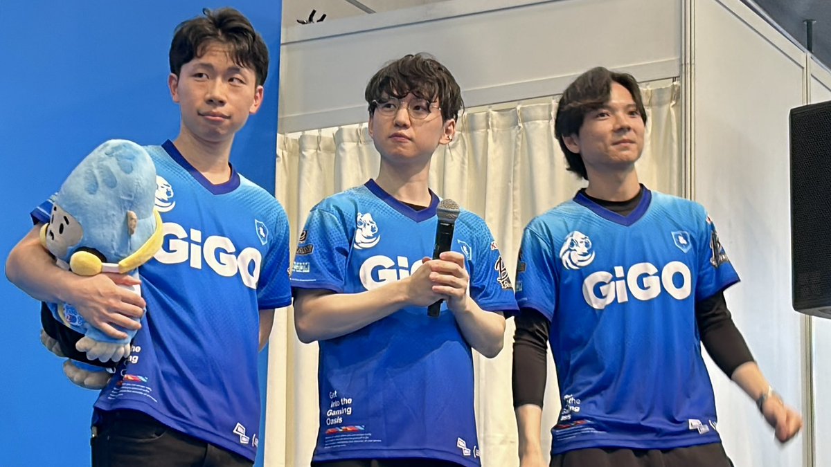 GiGO_BPL's tweet photo. ＼ ✨初公開✨ ／
#BPLS6 #チームGiGO ユニフォームを #GiGO_EXPO 2026で発表いたしました‼️

今シーズンはGiGOブルーを基調にしたユニフォームへガラッと変更🥰

ゴリラのシンボルマークもポイントです🦍

選手たちが新ユニフォームで戦う姿を早くみたい‼️ https://t.co/X0MjgsXGXK