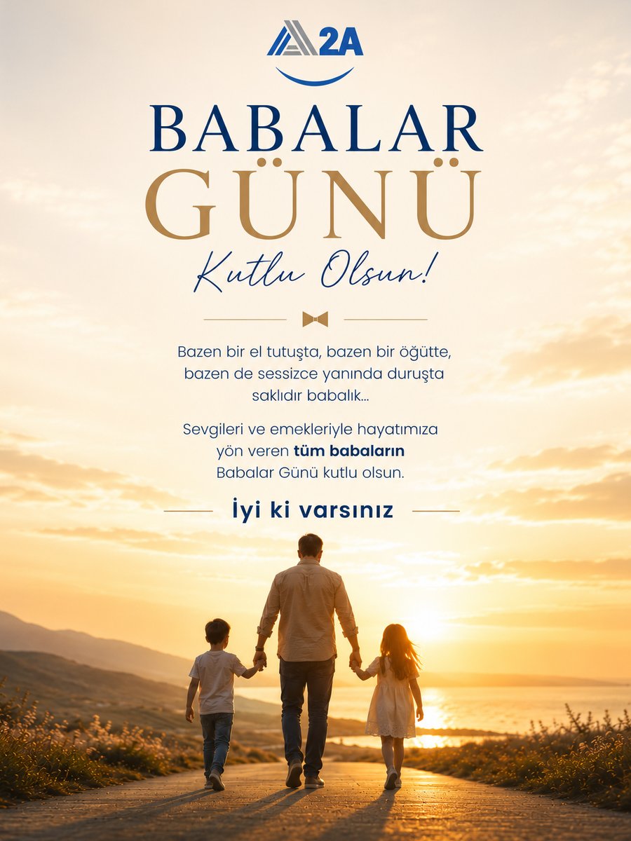 2acomtr's tweet photo. Bazen bir el tutuşta, bazen bir öğütte, bazen de sessizce yanında duruşta saklıdır babalık...

Sevgileri ve emekleriyle hayatımıza yön veren tüm babaların Babalar Günü kutlu olsun.

#BabalarGünü https://t.co/kFXxG2iE3l