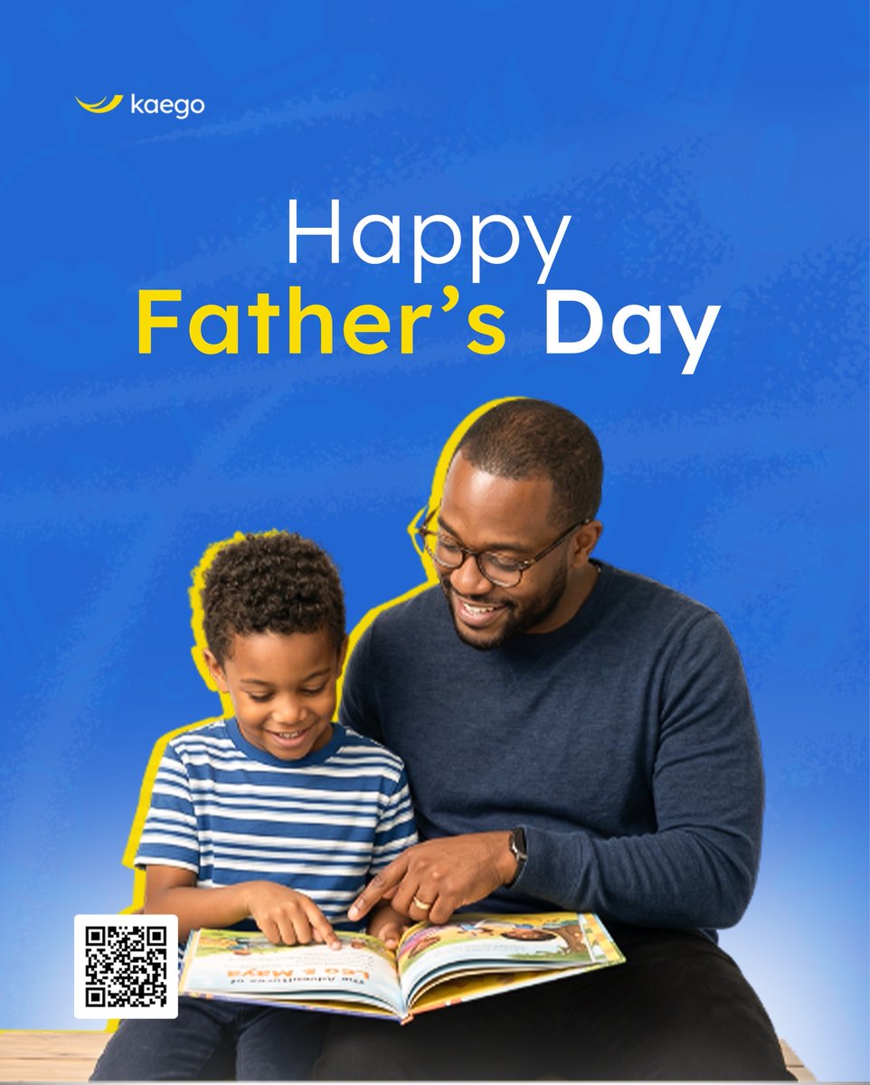 TryKaego's tweet photo. Happy Father’s Day!

To every father working tirelessly to create opportunities and a brighter future for their children, we celebrate you today.

Your impact goes beyond today. It shapes generations.

From all of us at Kaego, Happy Father’s Day 
#kaego #fathersday https://t.co/G6687bMmRZ