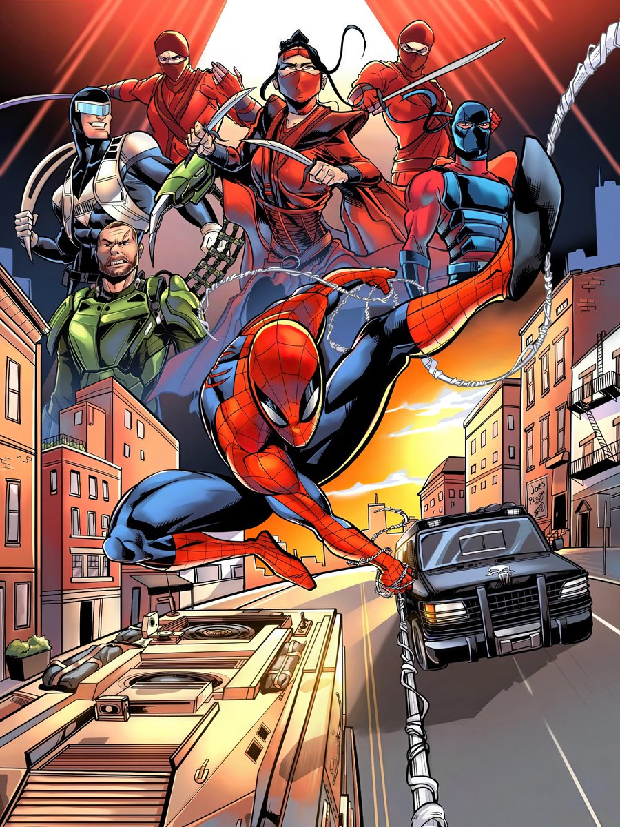 TextlessPoster's tweet photo. Spider-Man: Brand New Day 🕷️ | 4K Fan Art 🔥

🎨: Art by Chrris Draws via IG ✅

🏷️#SpiderMan #Scorpion🦂 #Ninjas🥷 #Boomerang🪃 #Punisher💀 #SpiderManUnNuevoDía #SpiderManBrandNewDay #HomemAranhaUmNonoDia https://t.co/TL3Hxn1DKw