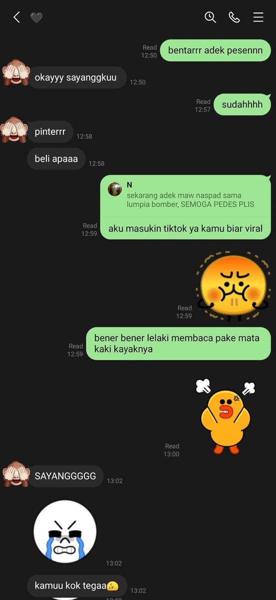 nleachuu's tweet photo. sebenernya cowo kl bales chat tuh yang penting bales aja yaaa? 😇 https://t.co/P7JhMAdoqd