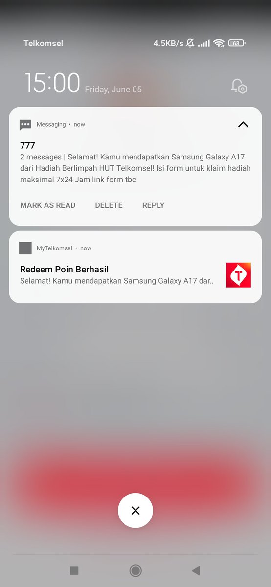 PramWar17's tweet photo. HP Samsung Galaxy A17 dr Hadiah Berlimpah HUT Telkomsel udah mendarat dengan selamat, makasi @Telkomsel @MyTelkomselApp 🙇‍♂️ https://t.co/v23PhZFqp1