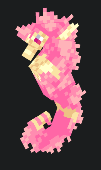 RatInTank2's tweet photo. What do you mean there's no sea horses in minecraft- https://t.co/N70xLLrb5F