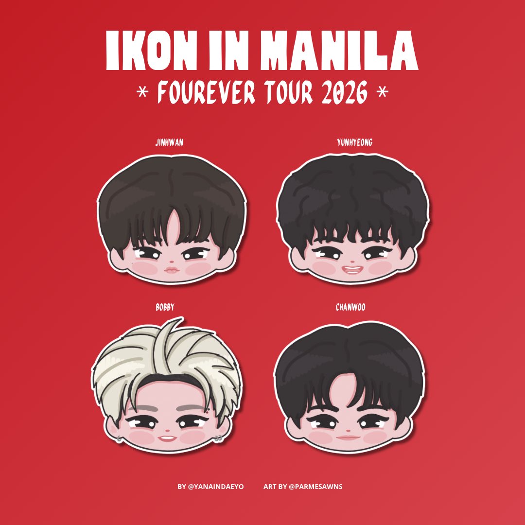 yanaindaeyo's tweet photo. —  ikon fourever tour in manila / freebies

ikon chibi ref magnets

✱ strictly 1:1 
✱ can choose member (subject to availability)
✱ limited quantity 
✱ must show post to claim 
✱ time &amp; loc: TBA  

#iKONinMANILA
#iKON_FOUREVER_TOUR
#iKON @iKONIC_143 https://t.co/IbAh1U3K6I