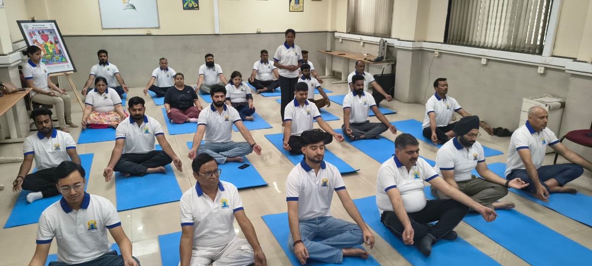NottoIndia's tweet photo. Wellness begins with mindful choices. Today, the NOTTO team came together to celebrate the spirit of yoga and healthy living. 🌿🧘‍♂️

The session highlighted the importance of adopting healthy habits, promoting physical and mental well-being, and encouraging a balanced lifestyle.

Just as yoga nurtures health and wellness, awareness about organ donation can inspire hope and transform lives. Together, let us build a healthier and more compassionate society.

#NOTTO #InternationalYogaDay #YogaDay2026
