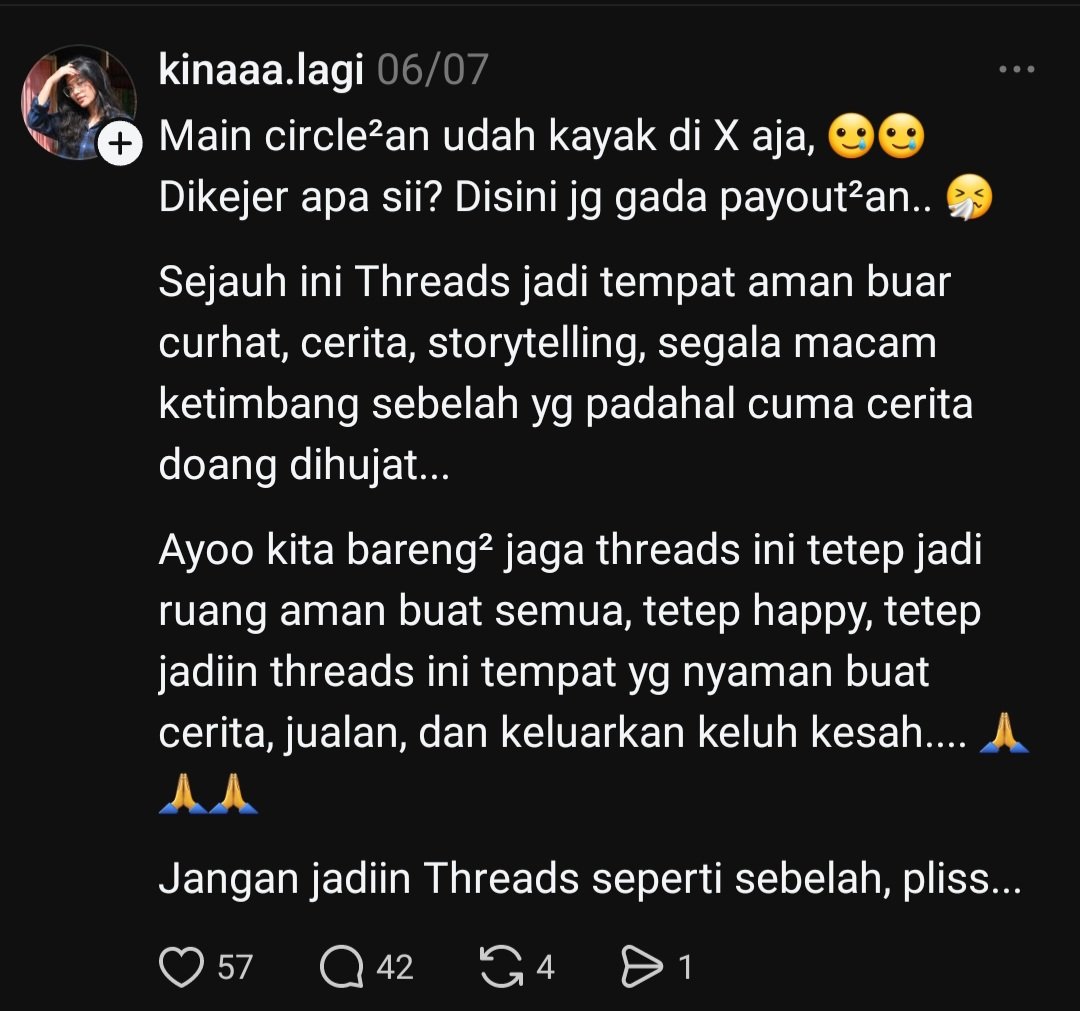 kienasih99's tweet photo. @Jateng_Twit @nichamomile18 Dia fokus cari duit aja min, dengan berbagai cara. 
Urban dari FB ke thread baru sebulan, lanjut bikin ulah di X https://t.co/VKve6PuXrY