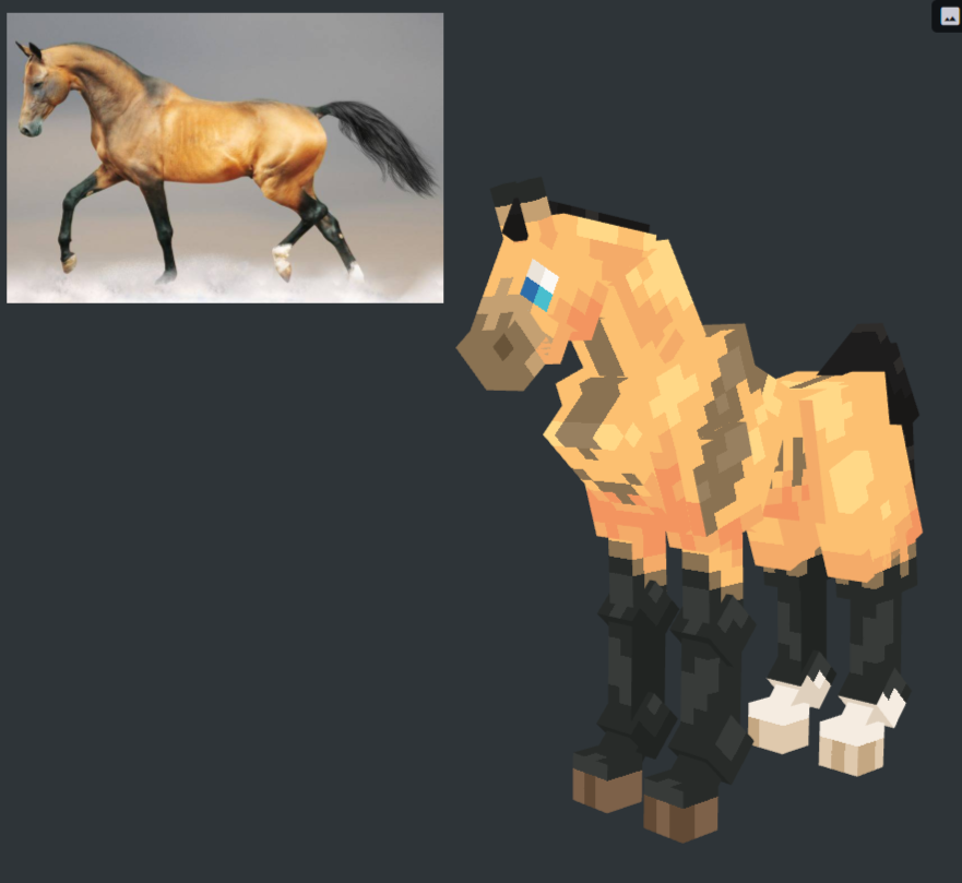 RatInTank2's tweet photo. Closer look at the Minecraft Horses
#Minecraft https://t.co/qYuLlZ7eWX