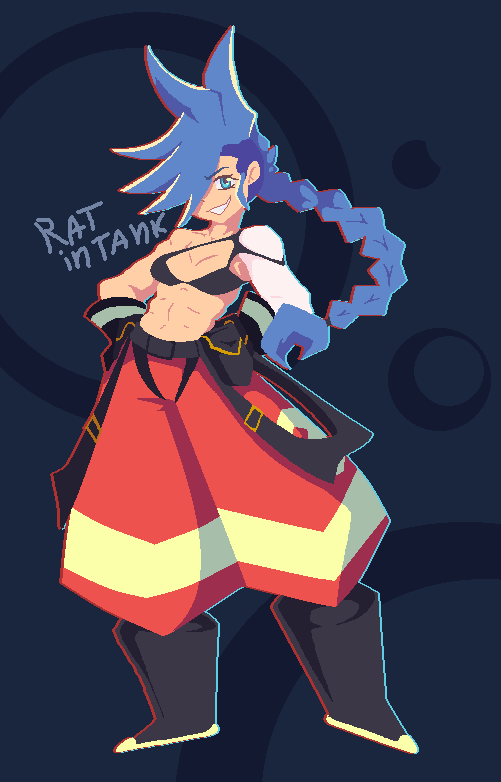 RatInTank2's tweet photo. #Promare
But genderbent
Happy Pride month https://t.co/kUjgcX3o70