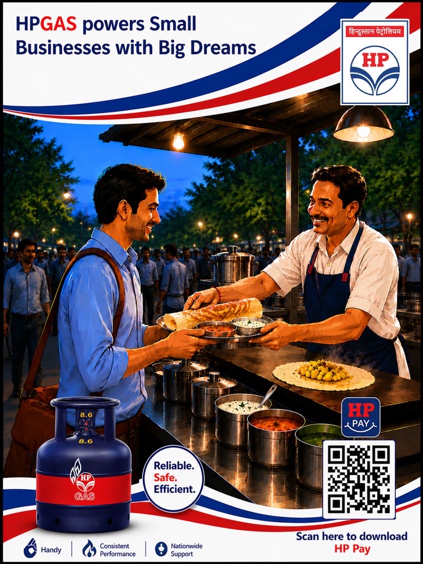 PRHPGASAGENCY's tweet photo. Big Dreams. Small Setup. Reliable Energy. 🔥

With #HPGas Appu, getting an LPG connection is now easier than ever — only ID proof required!

Empowering migrants, food carts and small businesses with safe, handy, and dependable energy.

#Appu #HPGas  #CleanCooking https://t.co/K9PlFIh2Sz