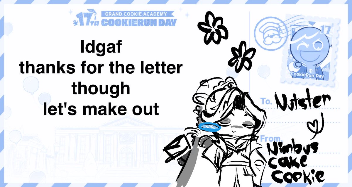 geumgangmonk's tweet photo. You've got a reply to your #CookieRun17th_CookieLetter 💌
 @geumgangmonk don't send a letter agai nplease 

"This is john devsis here We hope nutster gets ran over by a car"

👇LET'S GO TO HELL🙌🙌🙌
https://t.co/WdgpZXfkjF https://t.co/5dsAb0Zkaj