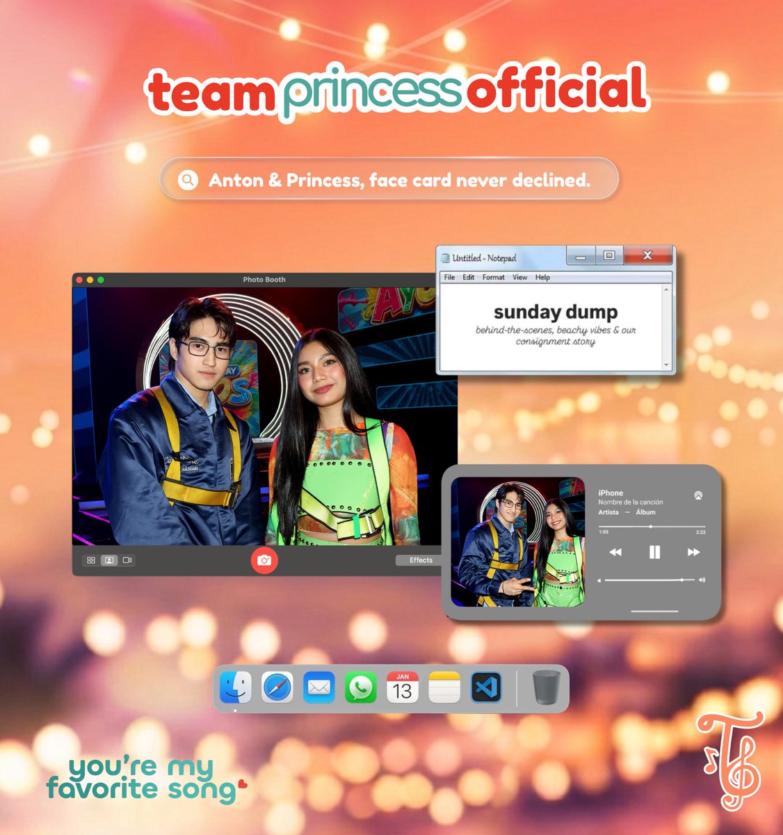 TeamPrincessOFC's tweet photo. ๐๐๐๐ ๐๐๐๐๐๐๐ ๐๐ ๐๐๐
Team #PrinTon in the house!
Princess and Anton brought the perfect mix of fun, energy, and charm to the AOS stage today. We loved every second of seeing them team up for this segment! ๐งก https://t.co/DKfkZsivrD