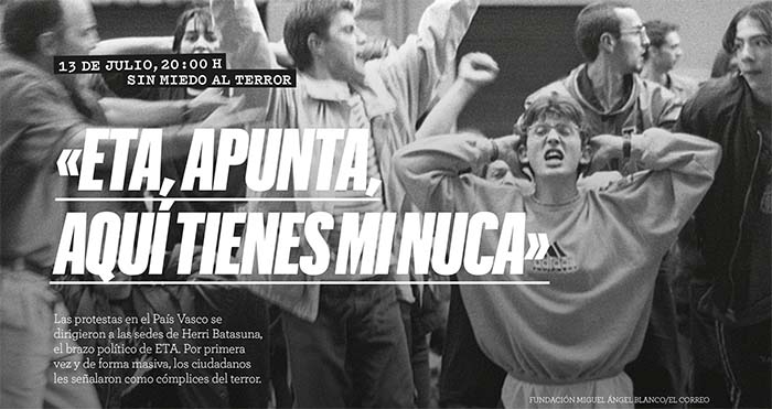 Centimero's tweet photo. @berlin1949_x11 Es una amenaza o es un aviso a los gudaris para ponerme en la lista negra.
ETA, apunta, aquí tienes mi nuca. https://t.co/Is246YkwED