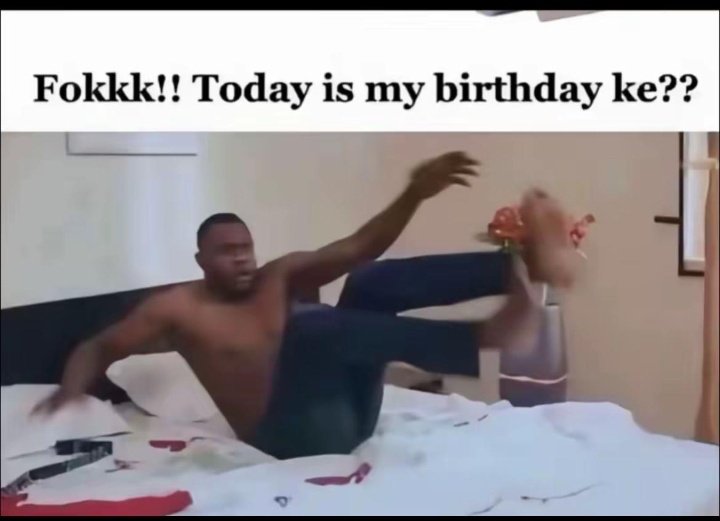 Akposkithegreat's tweet photo. Shuur good morning posts wan make me forget my birthday ke 😂 https://t.co/TcksxxfoRE