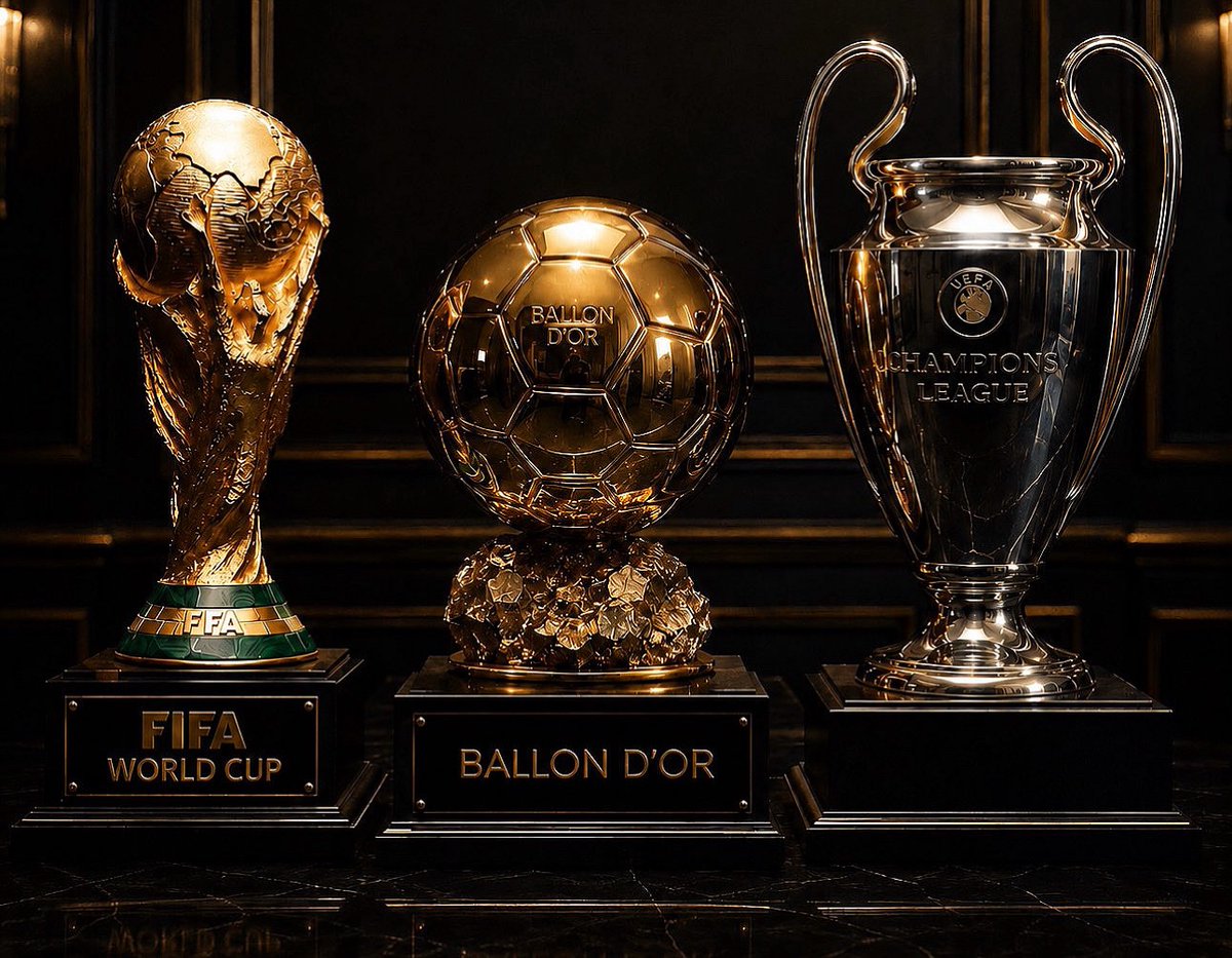 damzychillin's tweet photo. Osumane Dembele, and Lionel Messi aside, Name a player who’s won all three  trophies.

Extremely hard🥷 https://t.co/1dARcQ5dxf