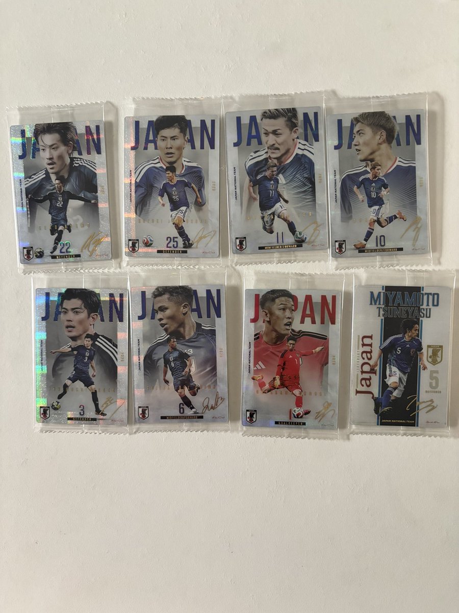 ft_5490's tweet photo. ツインウエハース サッカー日本代表  交換

（譲）画像のもの

（求）R、N伊東>異種伊東
ぷっちょ等も求めております◎

基本郵送での交換希望です。
都内手渡しは要相談
選手によっては比率違い可能ですので、ご相談ください。

よろしくお願いいたします🙇‍♀️ https://t.co/FoeAt6BNJm