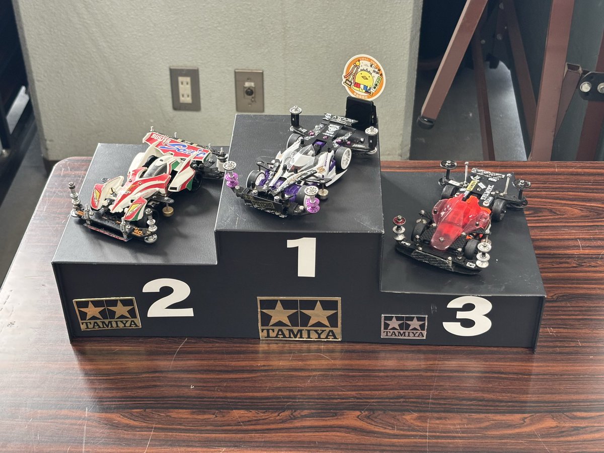 yamachan_mini4's tweet photo. 今日の戦績。楽しく遊ばせていただきました。ありがとうございました。
#ミニ四駆
#mini4wd
#今治模型社
#今治ミニ四駆クラブ定例会
#もちろんサッカーも応援しながら https://t.co/QUggo73JSw