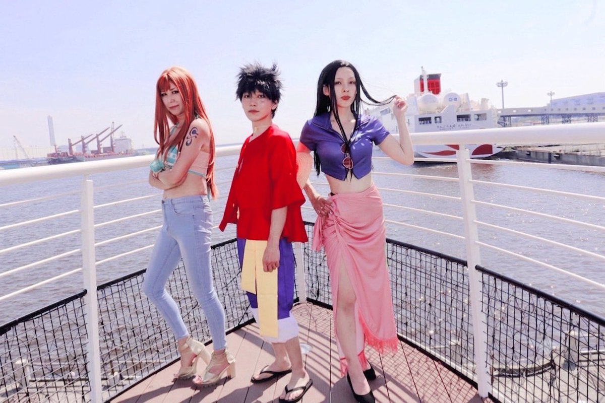 611nyan_pei's tweet photo. ONE PIECE🚢🌊

ルフィ→@nobu_naga_n 
ロビン→@am0_40_ 
カメラマン→@kamerahy05 

＃アコスタATC
＃ワンピース
＃ONEPIECE https://t.co/CiWBRZhQxz