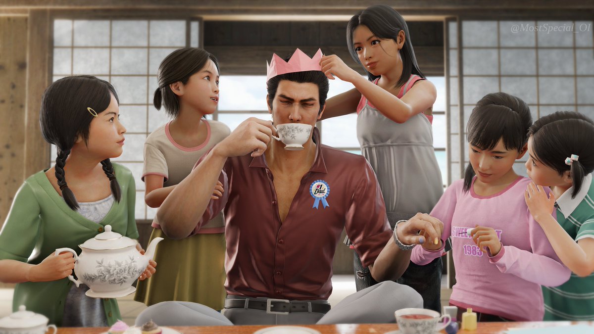 MostSpecial_OI's tweet photo. From Dragon of Dojima to Girl Dad of Okinawa
Happy Father's day! 💖

#kazumakiryu #桐生一馬 #키류카즈마 https://t.co/7nKTypK3H6