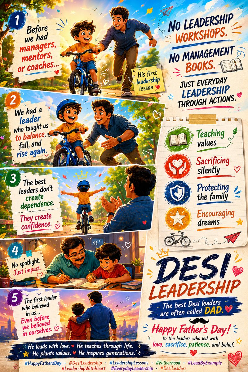 ppragnesh19's tweet photo. #fathersday #desileadership
#leadership https://t.co/15dAVjblzW