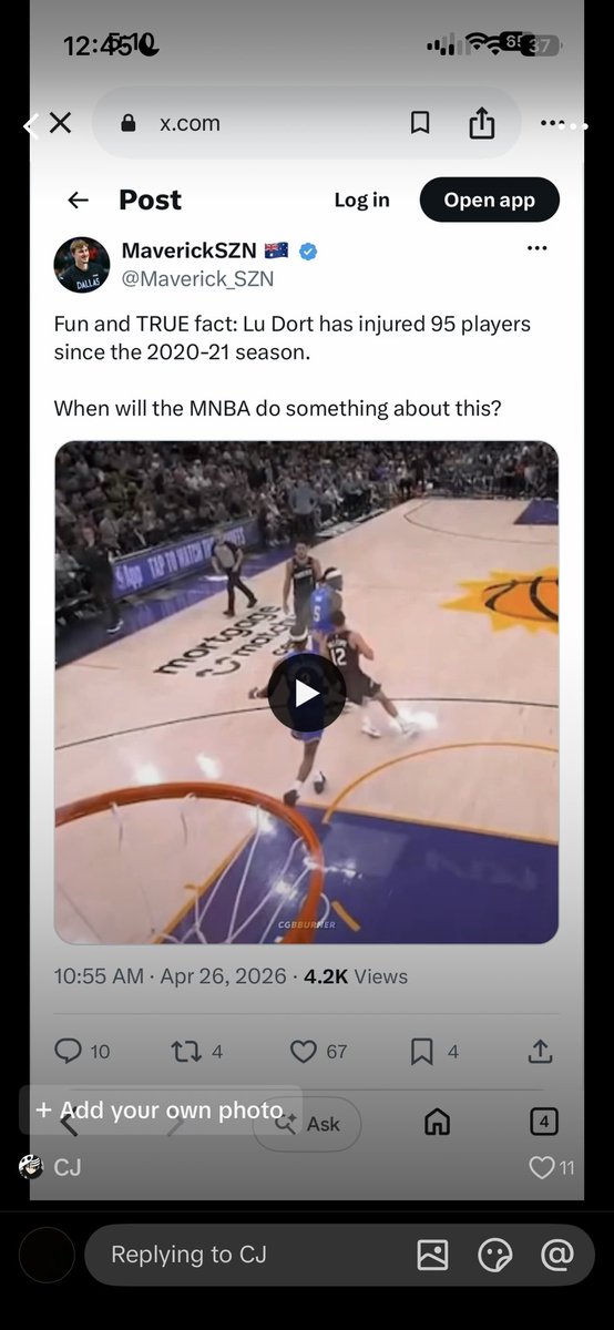 ReloadRex2's tweet photo. I’m crying bro I can’t take NBA TikTok serious https://t.co/0D9HKhhG2N