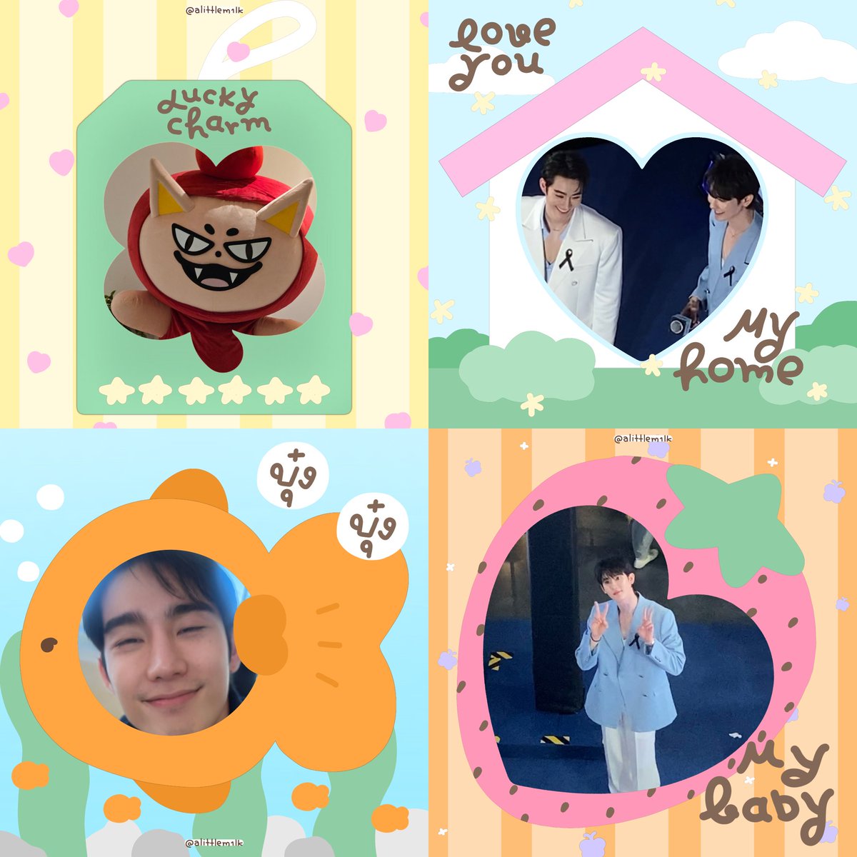 alittlem1lk's tweet photo. kindly rt  🍀🏠🐟🍓
*personal use *  png frame 

เซฟไปใช้ / ทำกอวแล้วเอามาอวดได้นะค้าบ  
เดี๋ยวมาลงเฟรมแยกให้ในเมนชั่นน้า  <3
❌ Not allowed to repost any platform ka ❌
#แจกไฟล์png #แจกpng https://t.co/iJhfk8mEo5