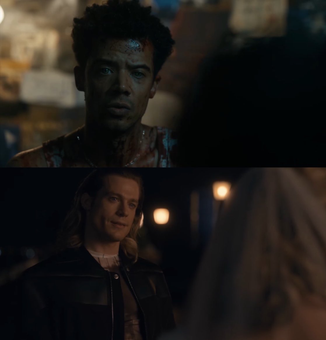 vampiresslestat's tweet photo. lestat and louis killing a bride and groom on their respective wedding days. their eternal tether.  #tvlspoilers https://t.co/2Ik2w9klId