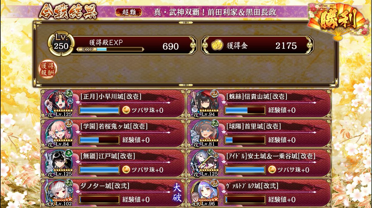 pannnapetta's tweet photo. 武神双覇超難全戦功クリア！
ダノターいなかったらたぶん無理 https://t.co/bYjJAK3PQ8
