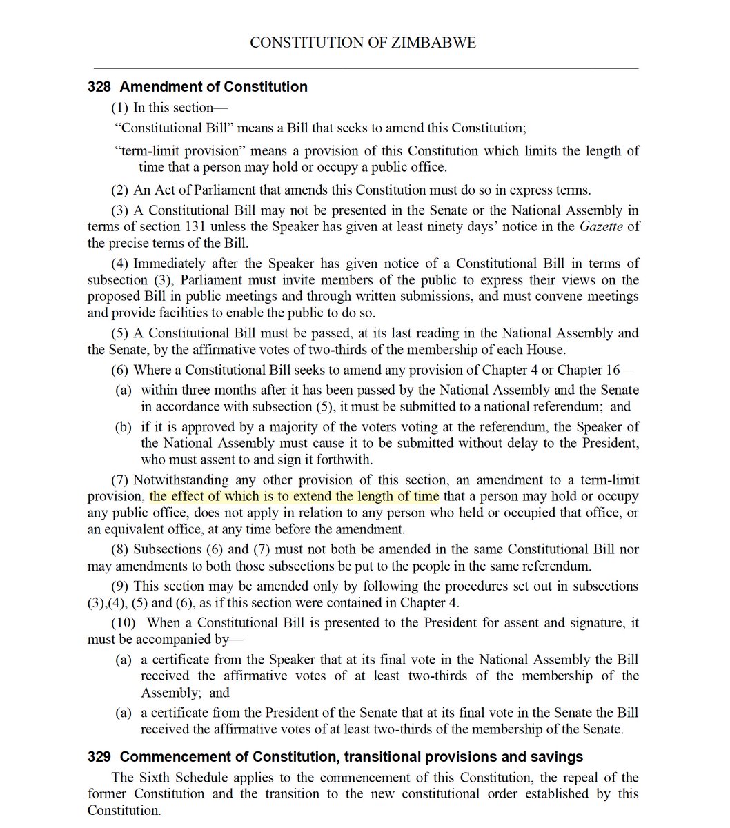 peterndoro's tweet photo. This is a fair observation, and some would say a clever legal argument. However, the Constitution appears to anticipate precisely this point by focusing on the EFFECT of an amendment rather than merely its label.

If the current constitutional framework provides for two five-year terms, the maximum period a President may hold office is 10 years. If that framework is amended to two seven-year terms, the maximum period becomes 14 years.

While the term limit remains "two terms", the EFFECT of the amendment is to increase the length of time a person may hold office from 10 to 14 years. That is exactly the type of benefit the Constitution's "no-benefit rule" was designed to prevent an incumbent from enjoying.

The real constitutional question is not what the amendment is called, but what it allows an incumbent office-holder to DO in practice.
