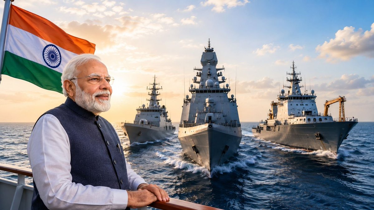 OpIndia_in's tweet photo. ‘शांति की रक्षा के लिए सामर्थ्य भी जरूरी’

PM मोदी ने कोलकाता में नौसेना को सौंपे 3 ‘मेड इन इंडिया’ युद्धपोत

पढ़ें- कैसे गेमचेंजर होंगे ‘INS अग्रय, दूनागिरी और संशोधक’

@Vivekanand2404 की रिपोर्ट

https://t.co/844mBWj4JV https://t.co/bc3BPmu2Rp