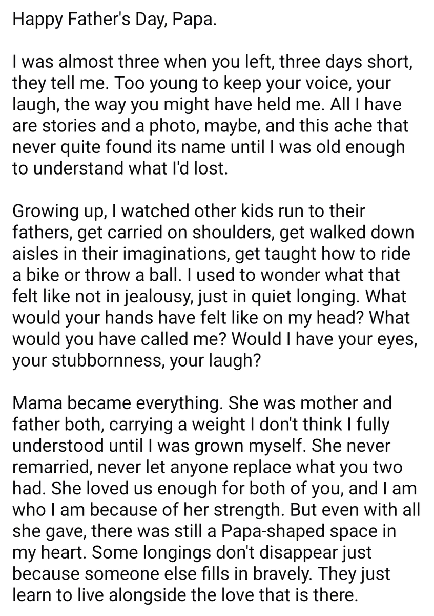 n0mpeh's tweet photo. To my Papa in Heaven,
Happy Father's Day! https://t.co/BBZMmHRJM6