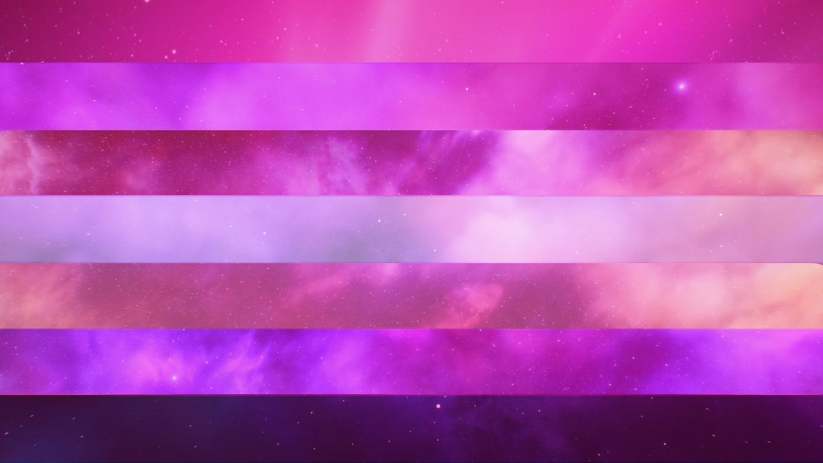 loonassembles's tweet photo. femme lesbian space flag https://t.co/iey4xeyKNr