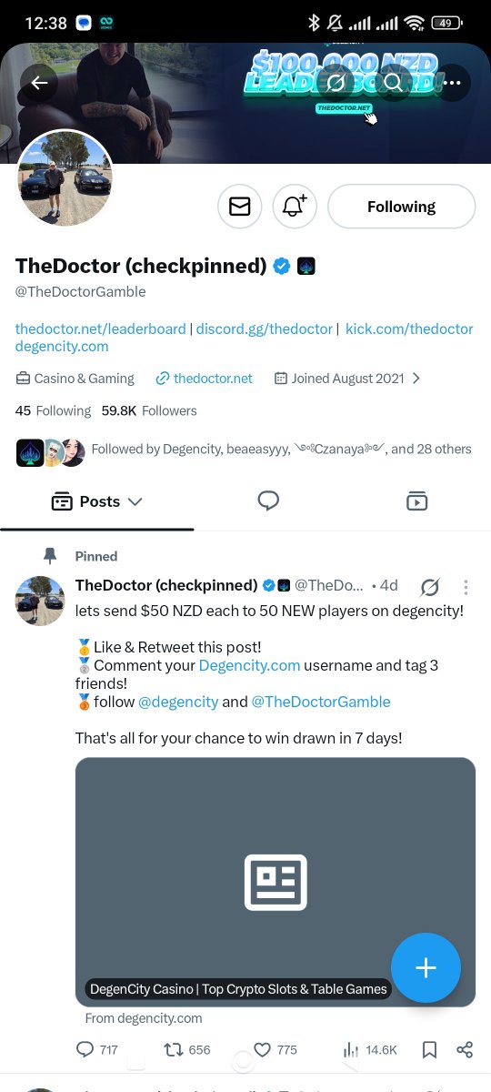 Philosophy_eth's tweet photo. @TheDoctorGamble @degencity Degencity Username : 

Ayeshaaabtc

From day one, 
you’ve been building something strong 💪
The way this is going, the future is 🔥
Keep it up — greatness ahead! 🚀

@Philosophy_eth 
@SabaSidratul 
@DragonSofiq90 https://t.co/xOwV6mE1pL